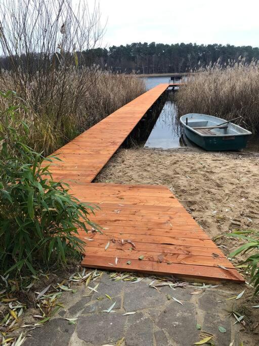 Penthouse Bernd Im Waldschloesschen Direkt Am See Wendisch Rietz Eksteriør bilde